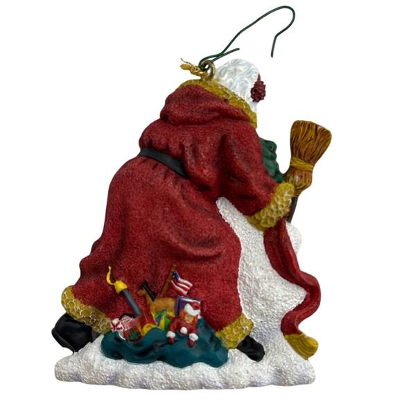 Pipka 2000 Stories Of Christmas Ornament #11430 Santa & His Snow Friend 3" - Picture 2 of 9